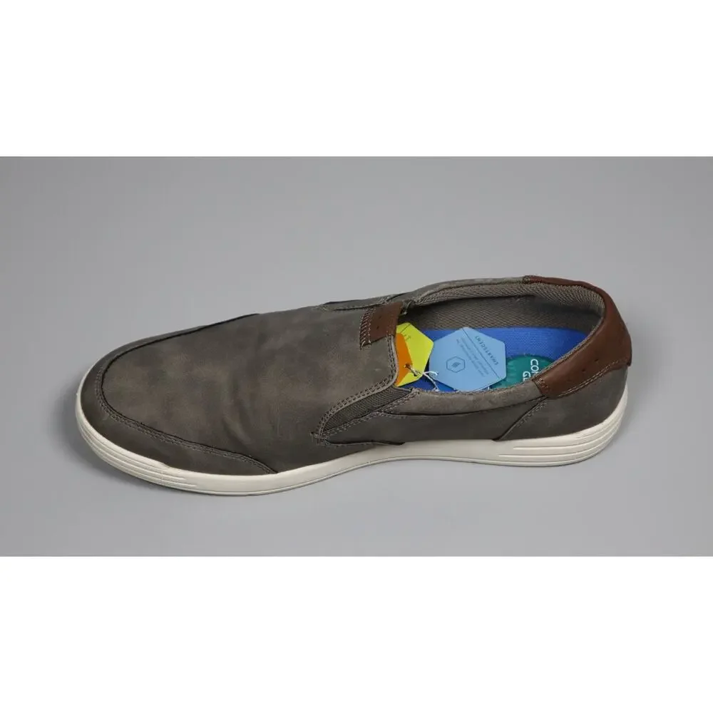 Nunn Bush Kore City Walk Men Grey Moc Toe Sneaker Slip On Loafer Shoe 11 Wide